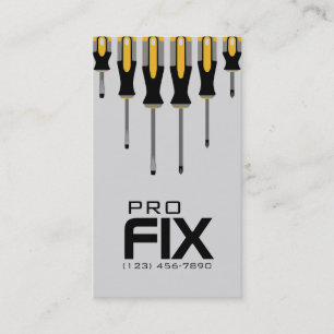 Handyman, tarjeta de visita de mantenimiento