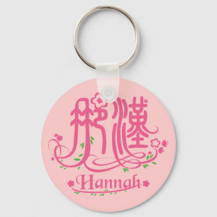 Hannah - llavero conocido del kanji
