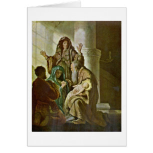 Hannah Y Simeon En El Templo De Rembrandt Van Rijn