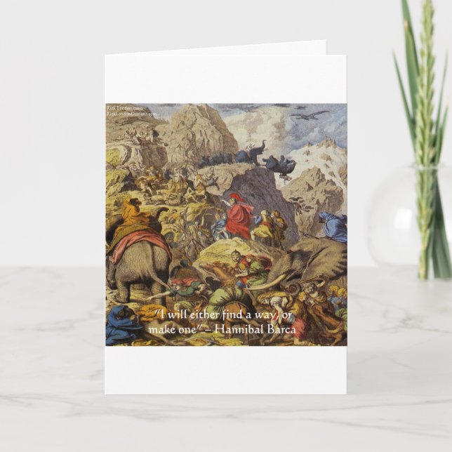 Hannibal Barca & Army & Cards: Regalos y tarjetas  (Anverso)