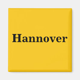 Hannover imán escudo oro Gleb
