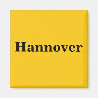 Hannover imán escudo oro Gleb
