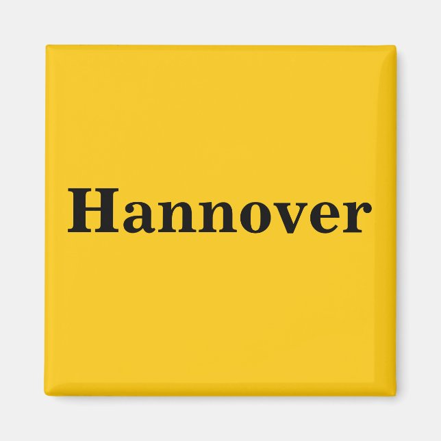 Hannover imán escudo oro Gleb (Frente)