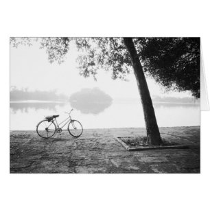 Hanoi Vietnam, Bicicleta y lago Bay Mau parque Len