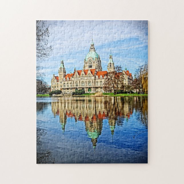 Hanover, Alemania - Rompecabezas de las reflexione (Vertical)