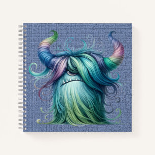 Hans - Cuaderno de espiral monstrual de un solo oj