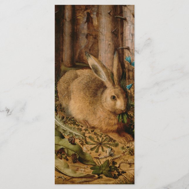 Hans Hoffmann A Hare In The Forest (Anverso)
