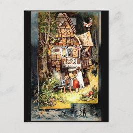 hansel y gretel 2 postal vintage
