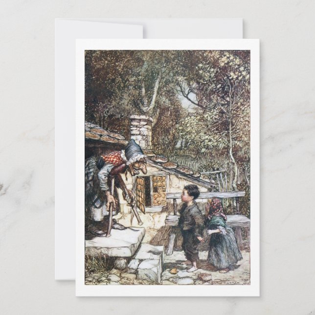 Hansel y Grethel conocen a la Bruja (Anverso)