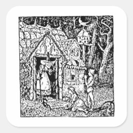 Hansel y Grettel Pegatina