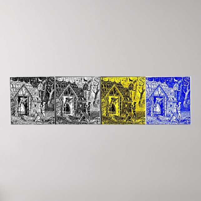 ¡Hansel y la transformación de Gretel! Póster (Frente)