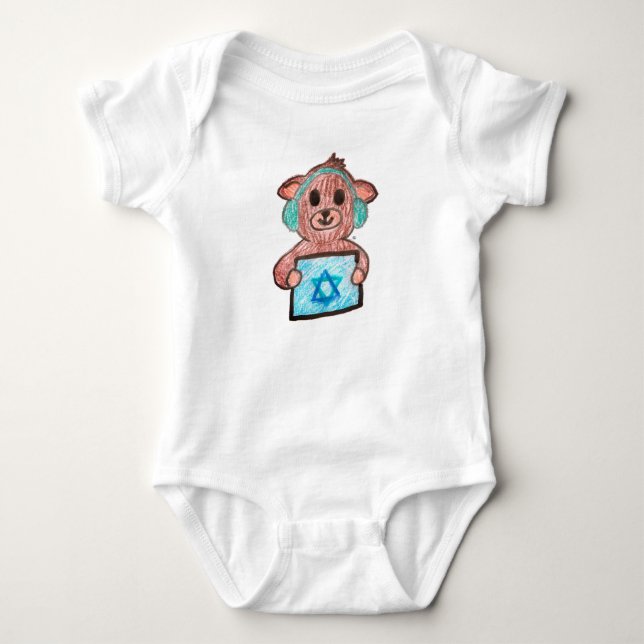 Hanukkah babys jersey bodysuit (Anverso)