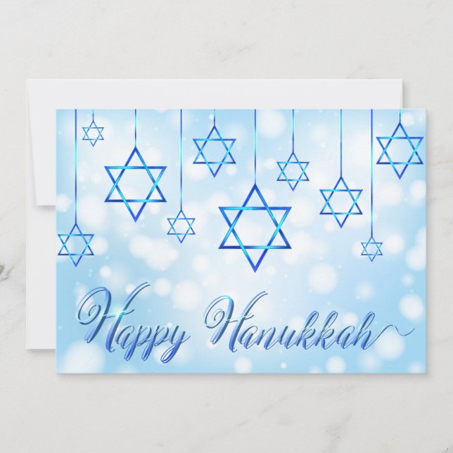 Hanukkah Blue Star of David (Anverso)