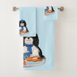 Hanukkah Cavalier de tres colores King Charles Spa