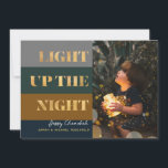 Hanukkah Chanukah Gold iluminó la foto de la noche<br><div class="desc">Nuestra Hanukkah / Chanukah Gold Light up La tarjeta de festividad nocturna es una manera elegante y elegante de compartir tus deseos Hanukkah/ Chanukah con amigos, familia y clientes! Con espacio para que puedas personalizar con tu nombre y foto. ¿Consultas? envíenos un mensaje o envíe un correo electrónico a bestdresssedbread@gmail.com....</div>