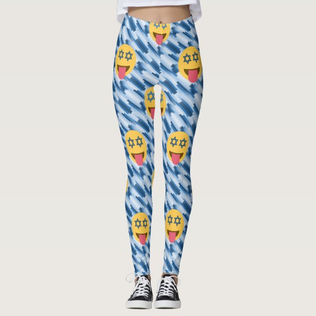 hanukkah chanukkah emoji leggings (Anverso)
