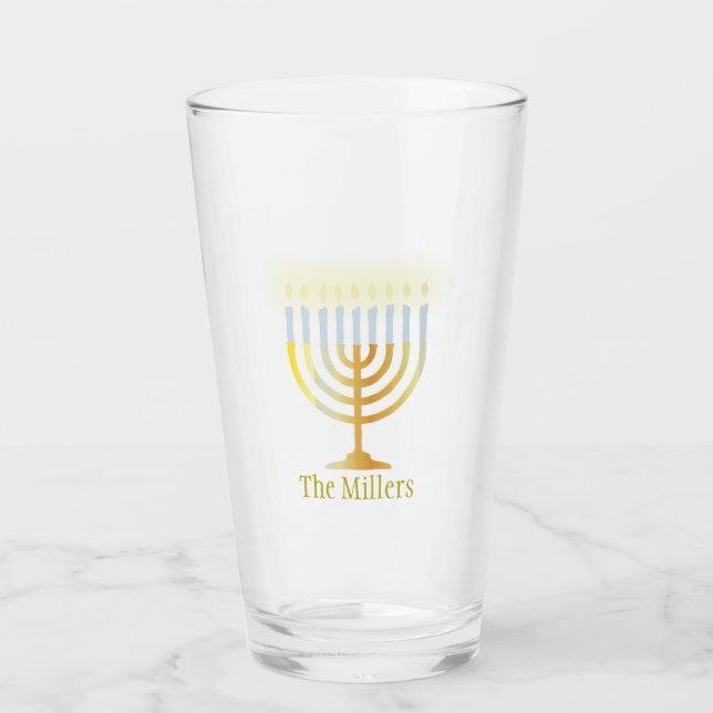 Hanukkah Glass (Anverso)