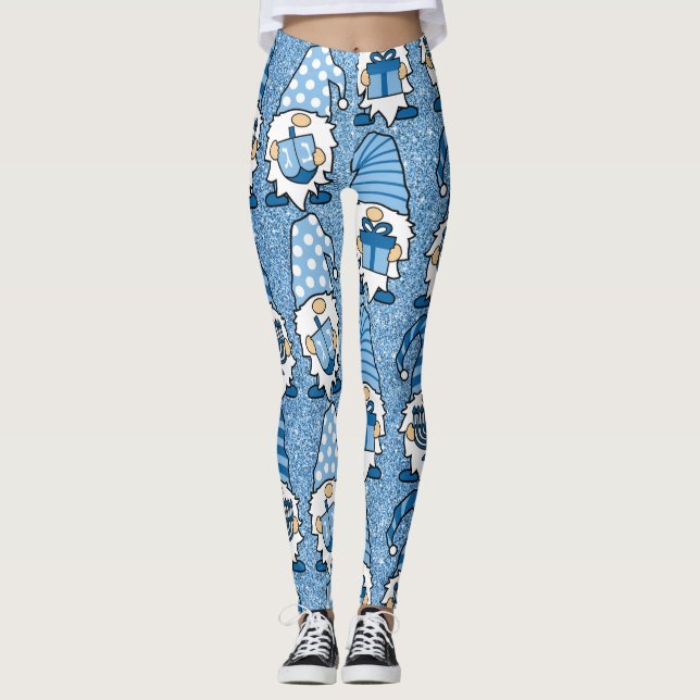 Hanukkah Gnomes Trio Leggings (Anverso)