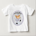 Hanukkah Happy Baby Fine Jersey T-Shirt<br><div class="desc">Camiseta "Hanukkah Happy". Para personalizar tu estilo de fuente favorito, color, tamaño y redacción! ¡Feliz Chanukah/Hanukkah Sameach! Estilo: Bebé Bella Camiseta Jersey Su búsqueda de la camiseta básica para bebés ha terminado oficialmente. Esta camiseta de algodón es tan suave que hasta las pieles más sensibles la adorarán. Disponible en colores...</div>