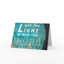 Hanukkah ilumina la tarjeta de saludo