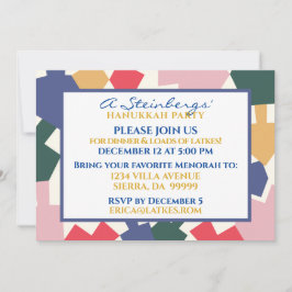 Hanukkah Invitación a los sueños modernos