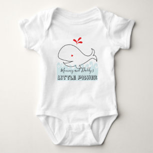 Hanukkah "Little Pisher" Baby Jersey Bodysuit