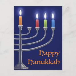 "Hanukkah Menorah". Postal