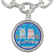 Hanukkah Mouse y Pulsera con dije de amigos