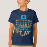 Hanukkah "O Dreidel Dreidel Dreidel" camiseta de n<br><div class="desc">Hanukkkah "O Dreidel Dreidel Dreidel Now Dreidel I Will Play" Escoja entre muchos colores de camisa, estilos y tamaños diferentes para este diseño! ¡Gracias por detenerse y por ir de compras! ¡Muy apreciado! ¡Feliz Chanukah/Hanukkah!Estilo: Los niños Hanes TAGLESS® T-ShirtEspere 'hasta que se le ponga este tee sin agallas en su...</div>