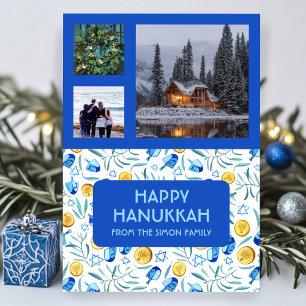 HANUKKAH PERSONALIZADO 3 FOTOS Driedel Gelt Holida