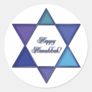 Hanukkah Star of David Pegatina