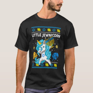 Hanukkah Sweater Little Jewnicorn Unicorn Tod