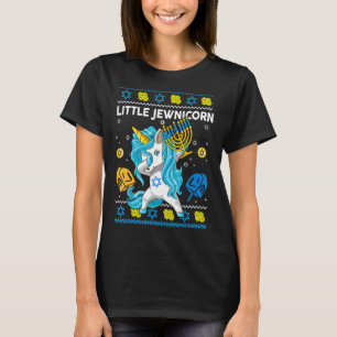 Hanukkah Sweater Little Jewnicorn Unicorn Tod