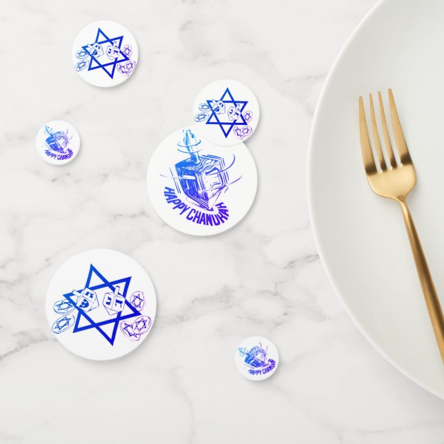 Hanukkah Table Confetti (Grupo)