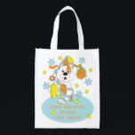 Hanukkah Zeevie celebra la bolsa de la compra<br><div class="desc">Hanukkah Zeevie celebra la bolsa blanca de dos lados. Todos los elementos de diseño se pueden editar. Todo el texto editable se puede eliminar y reemplazar con su propio mensaje. Usa el color, el tamaño y el estilo de tu fuente favorita. ¡Feliz Hanukkah/Chanukah! Estilo: Bolsa reutilizable ¡Vamos verde y salve...</div>