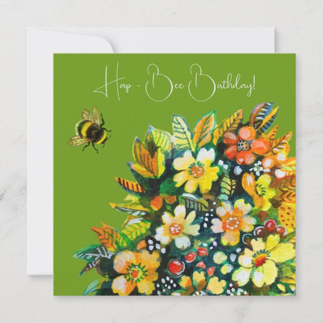 Hap - Cumpleaños de Abeja (Anverso)