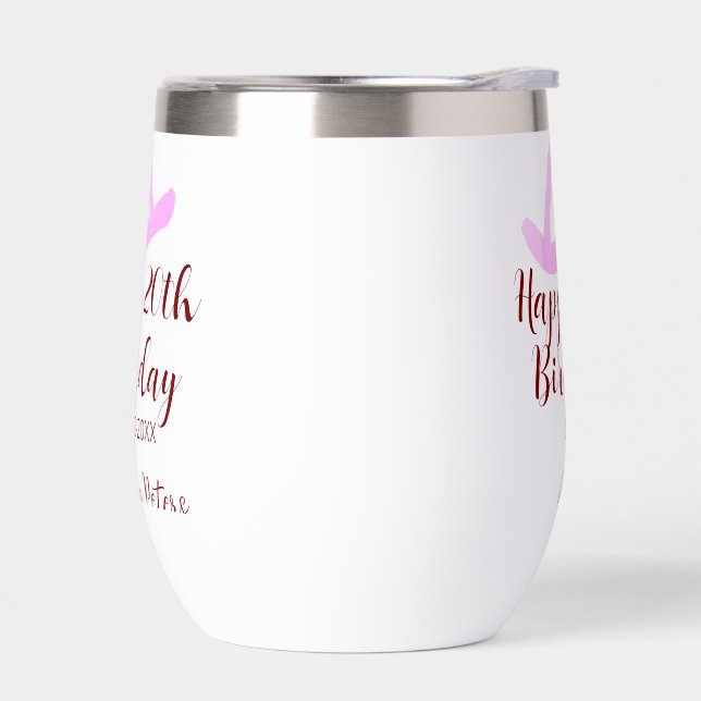 Happy 20th birthday pink cowboy girl name date sim (Izquierdo)