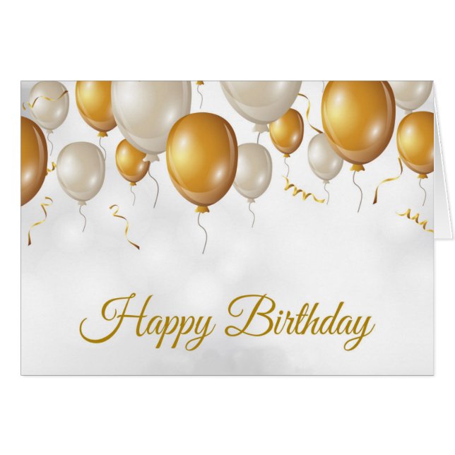 Happy Birthday (Anverso (Horizontal))