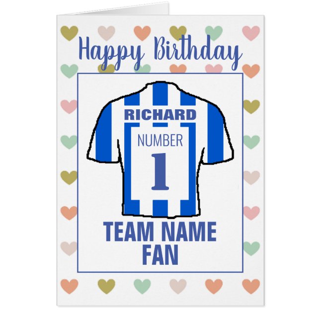 Happy Birthday Football Fan (Frente)