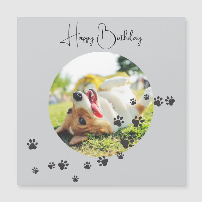 Happy Birthday from Your Furry Friend 2 Photos   (Anverso)