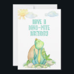 Happy Birthday Greeting Card with Dino for Kids<br><div class="desc">Happy Birthday Greeting Card with Dino for Kids</div>