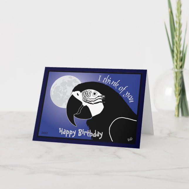 Happy Birthday tarjeta (Anverso)