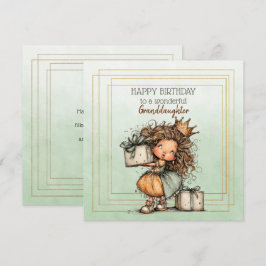 Happy Birthday To A Wonderful Granddaughter