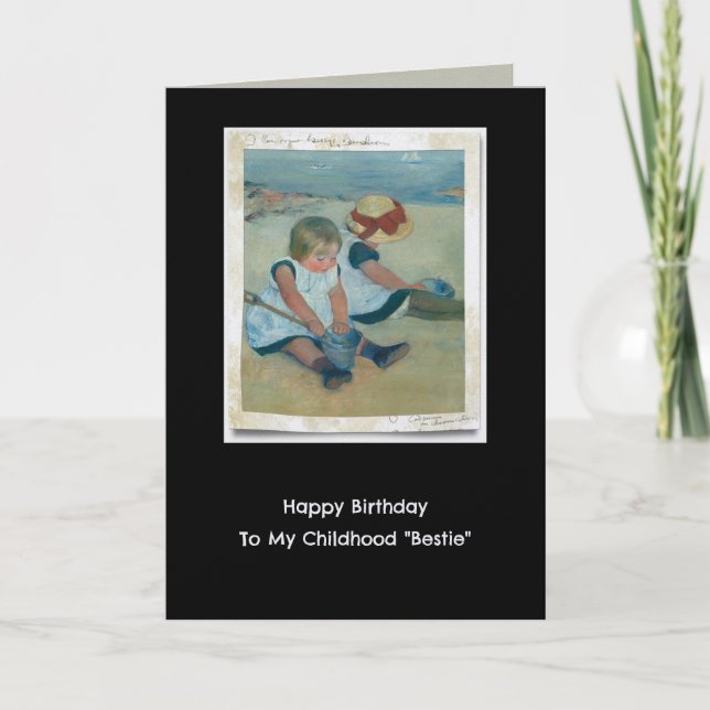 Happy Birthday To My Childhood "Bestie" (Anverso)