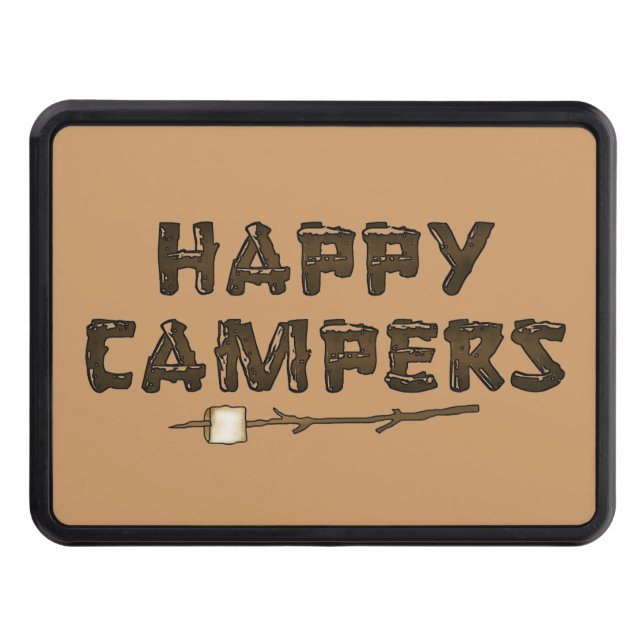 Happy Campers divertida cubierta de Hitch (Anverso)