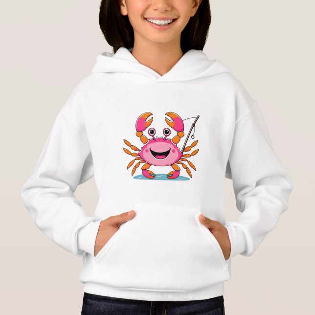Happy Crab Fishing – Kids’ Hoodie (Anverso)