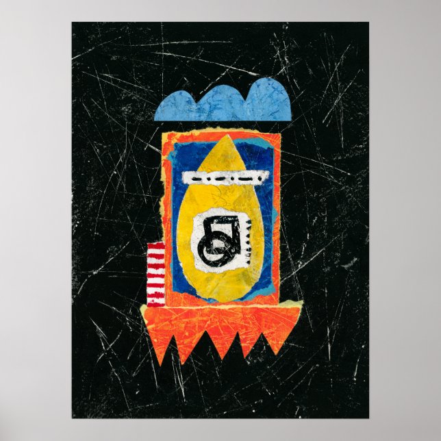 Happy Cry Poster Wall Art - Arte abstracto (Frente)
