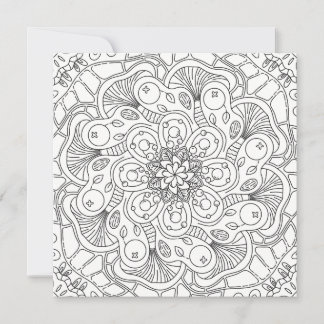 Happy Doodles: Página de Colores del Otoño