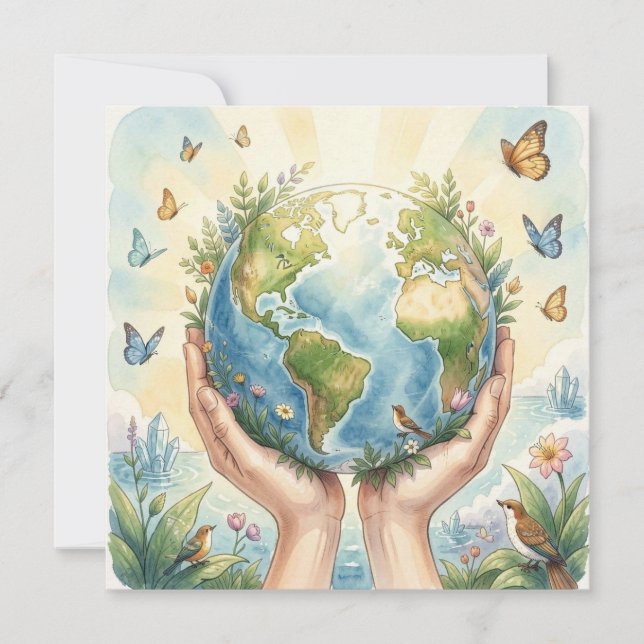 Happy Earth Day April 22nd   (Anverso)