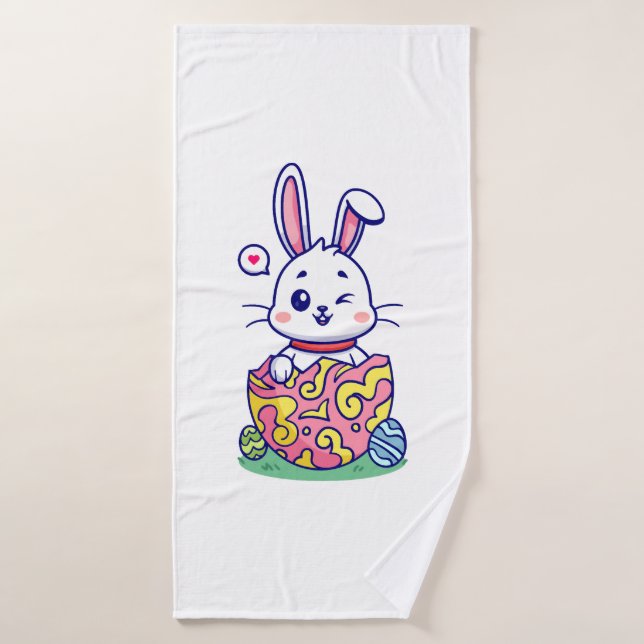 Happy Easter Bunny Collection 2 (Toalla de baño)